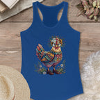 Colorful Chicken Garden Tank Top