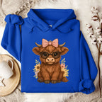 Highland Cow in Sunglasses Tee Hoodie