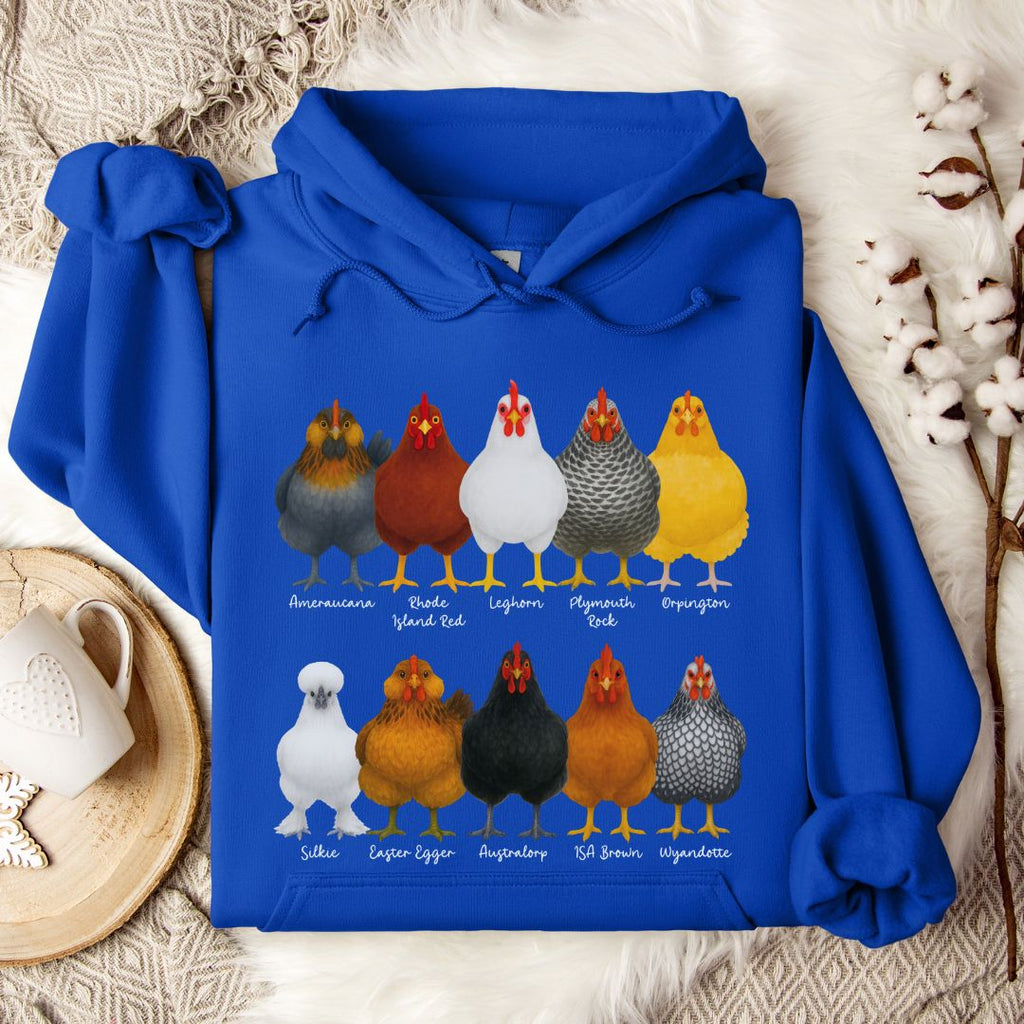 Fancy Chicken Breeds Hoodie