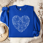 Chicken Heart Floral Sweatshirt
