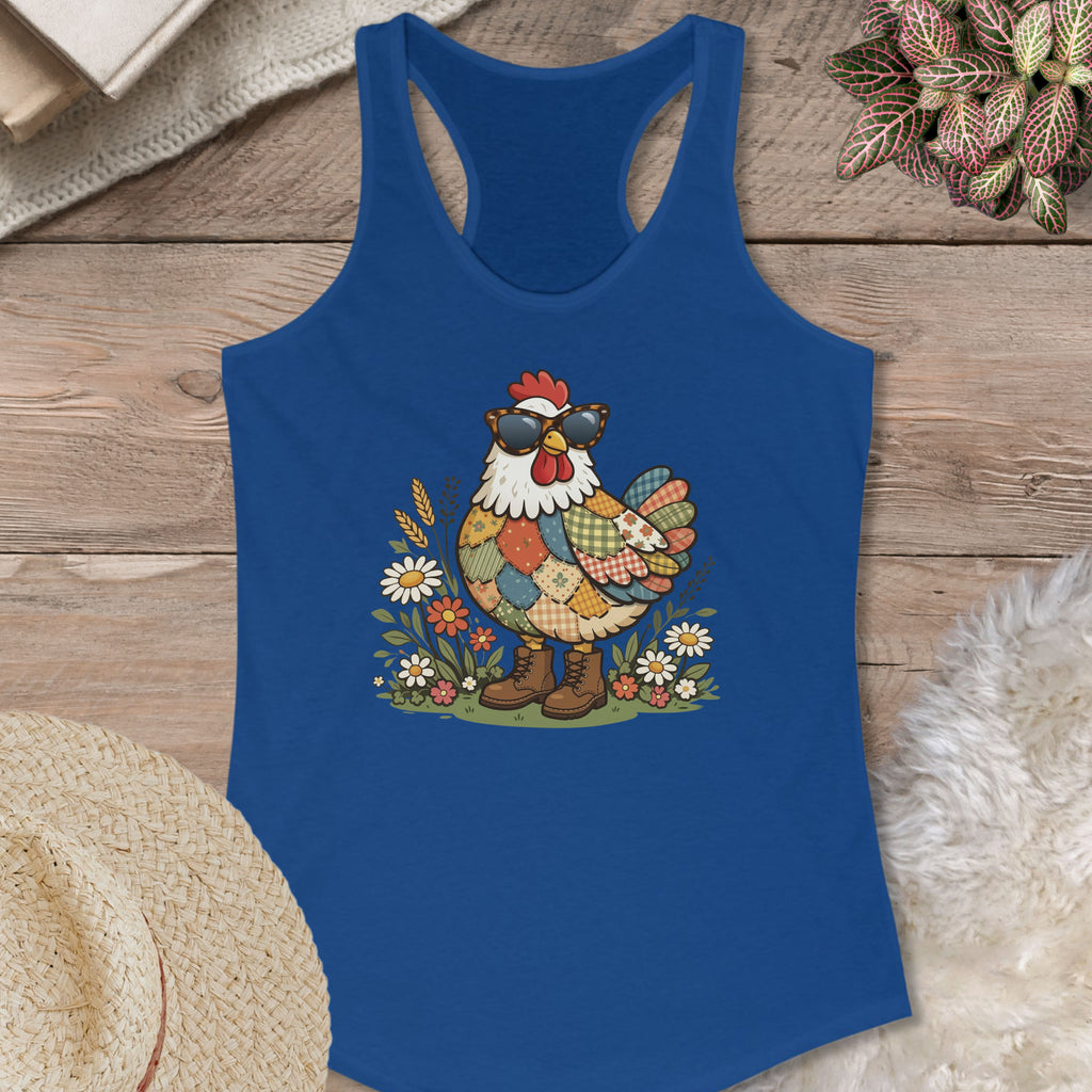 Patchwork Hen Summer Tank Top