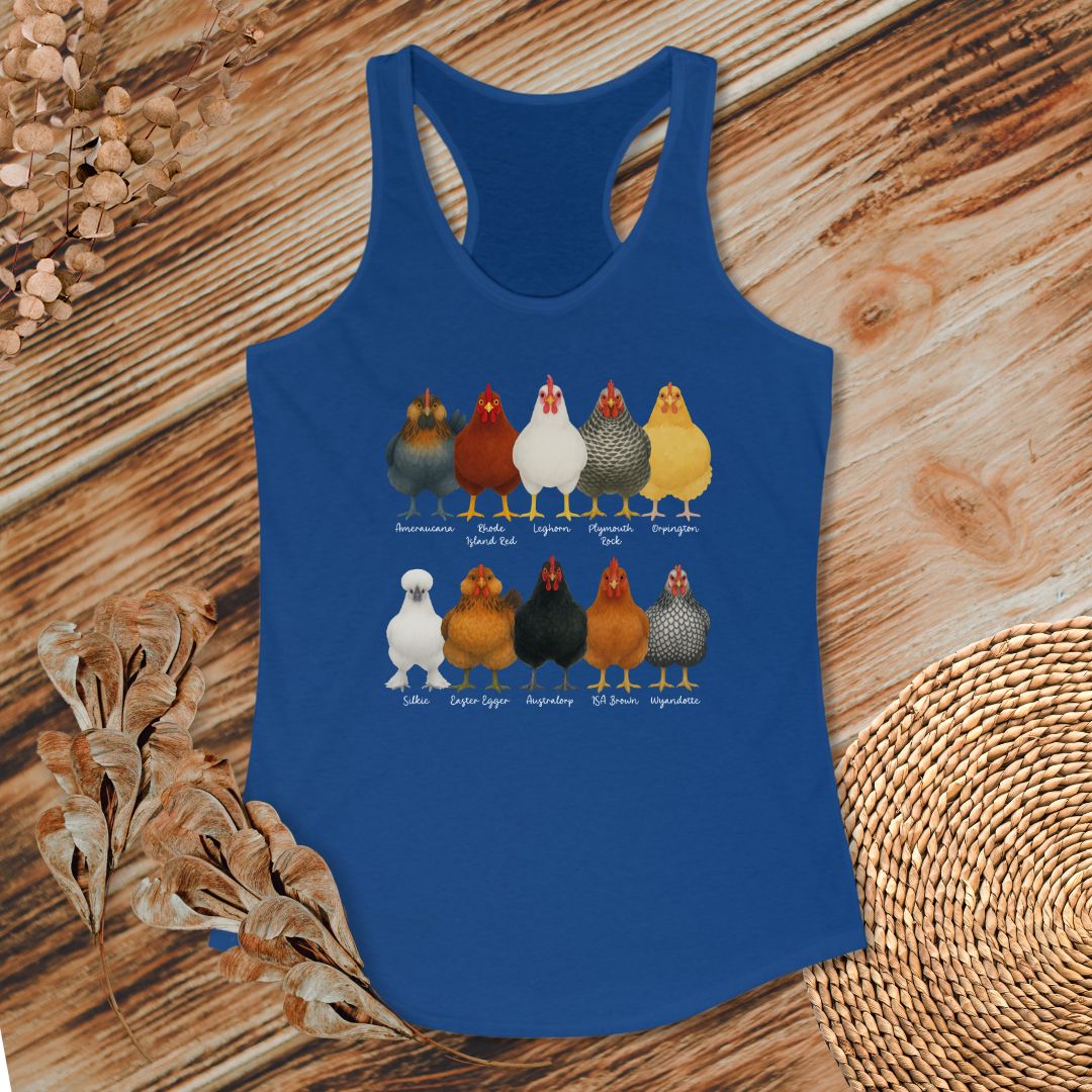 Fancy Chicken Breeds Tank Top
