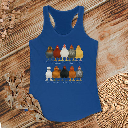Fancy Chicken Breeds Tank Top