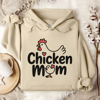 Chicken Lover Hoodie for Women – Cute Chicken Mom Pullover for Farm Life & Backyard Flock Keepers