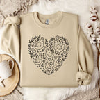 Chicken Heart Floral Sweatshirt