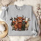 Surprised Cows Sweatshirt