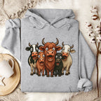 Funny Cow Lineup Hoodie