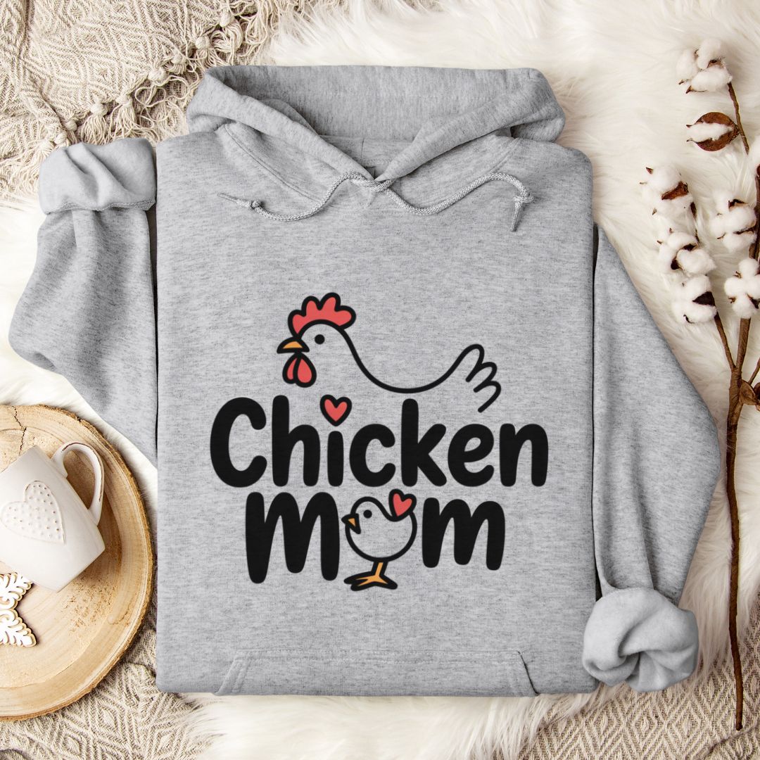 Chicken Lover Hoodie for Women – Cute Chicken Mom Pullover for Farm Life & Backyard Flock Keepers