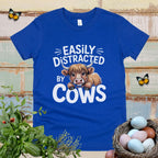 Kids Easily Distracted by Cows Tee