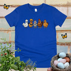 Kids Cartoon Chicken Breeds Tee