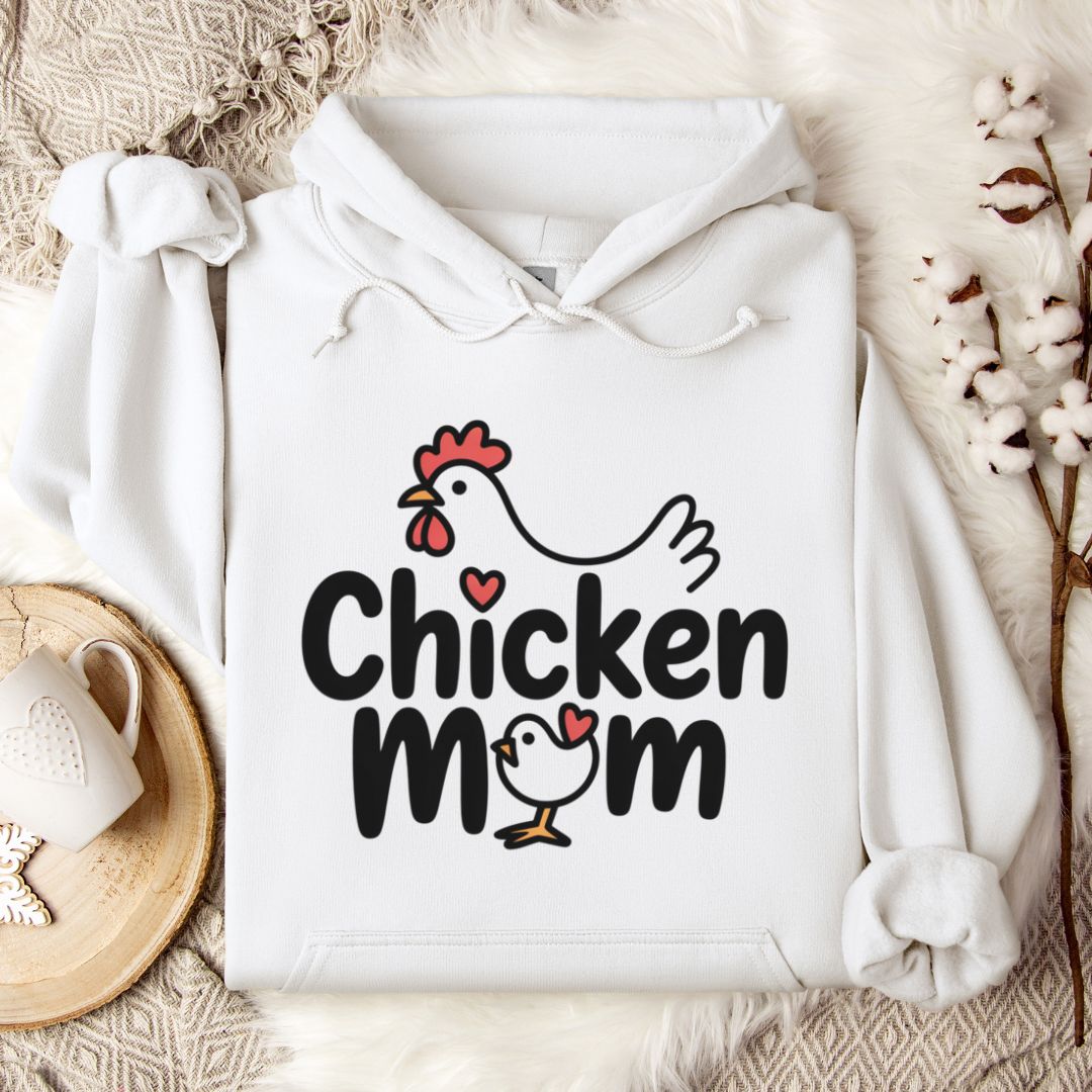 Chicken Lover Hoodie for Women – Cute Chicken Mom Pullover for Farm Life & Backyard Flock Keepers