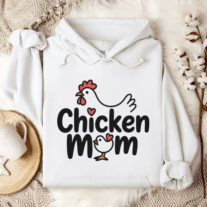 Chicken Lover Hoodie for Women – Cute Chicken Mom Pullover for Farm Life & Backyard Flock Keepers