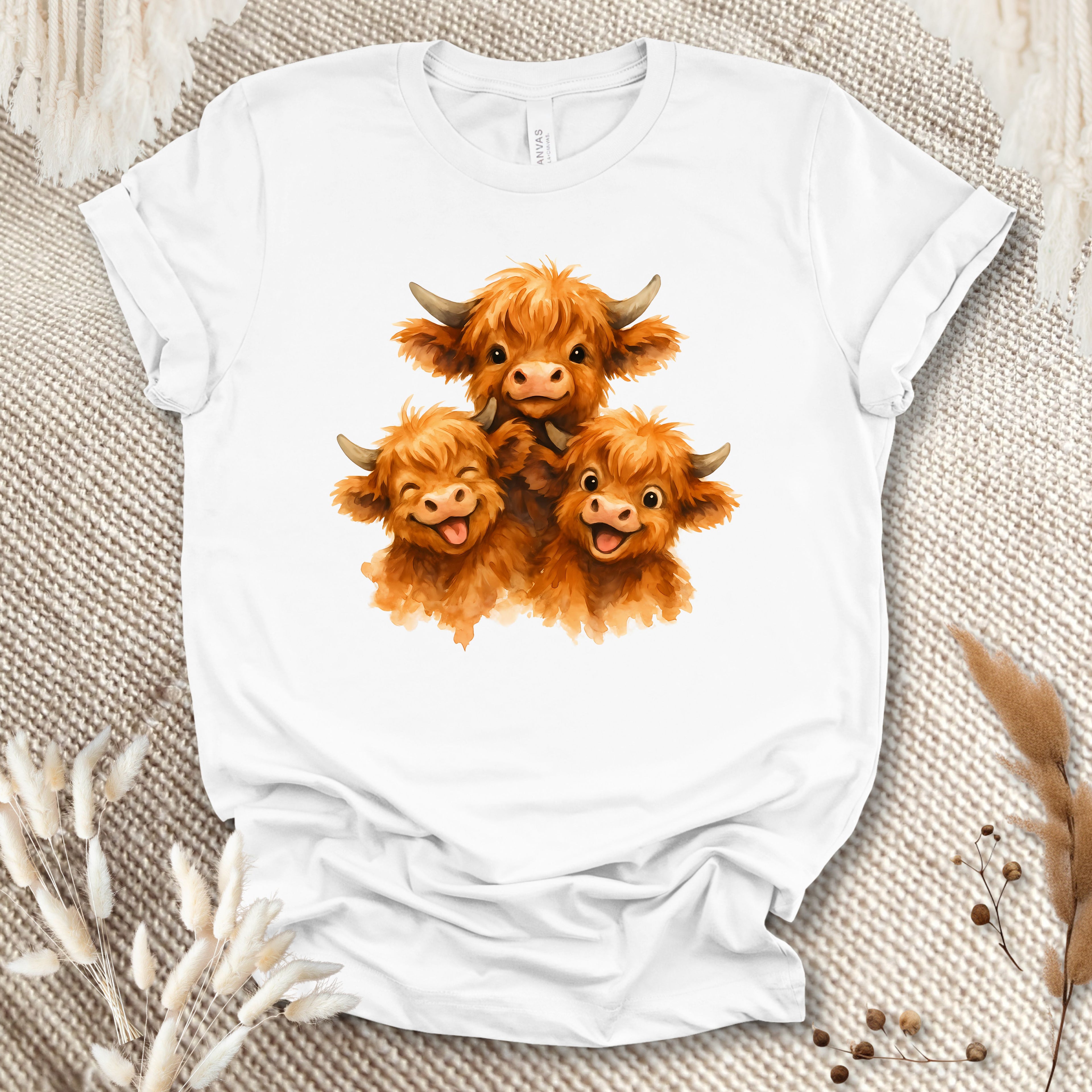 Baby Highland Cows Tee