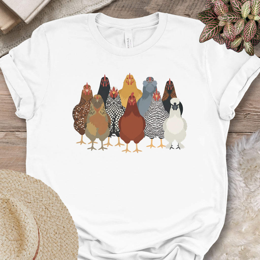 Backyard Chicken Flock T-Shirt (A)