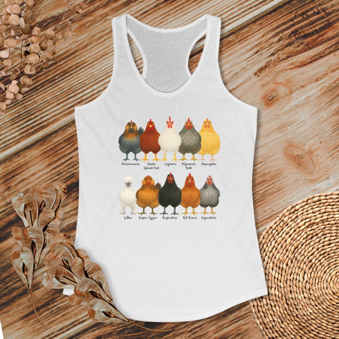 Fancy Chicken Breeds Tank Top