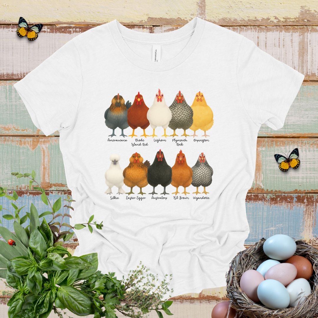 Fancy Chicken Breeds Kids T-Shirt