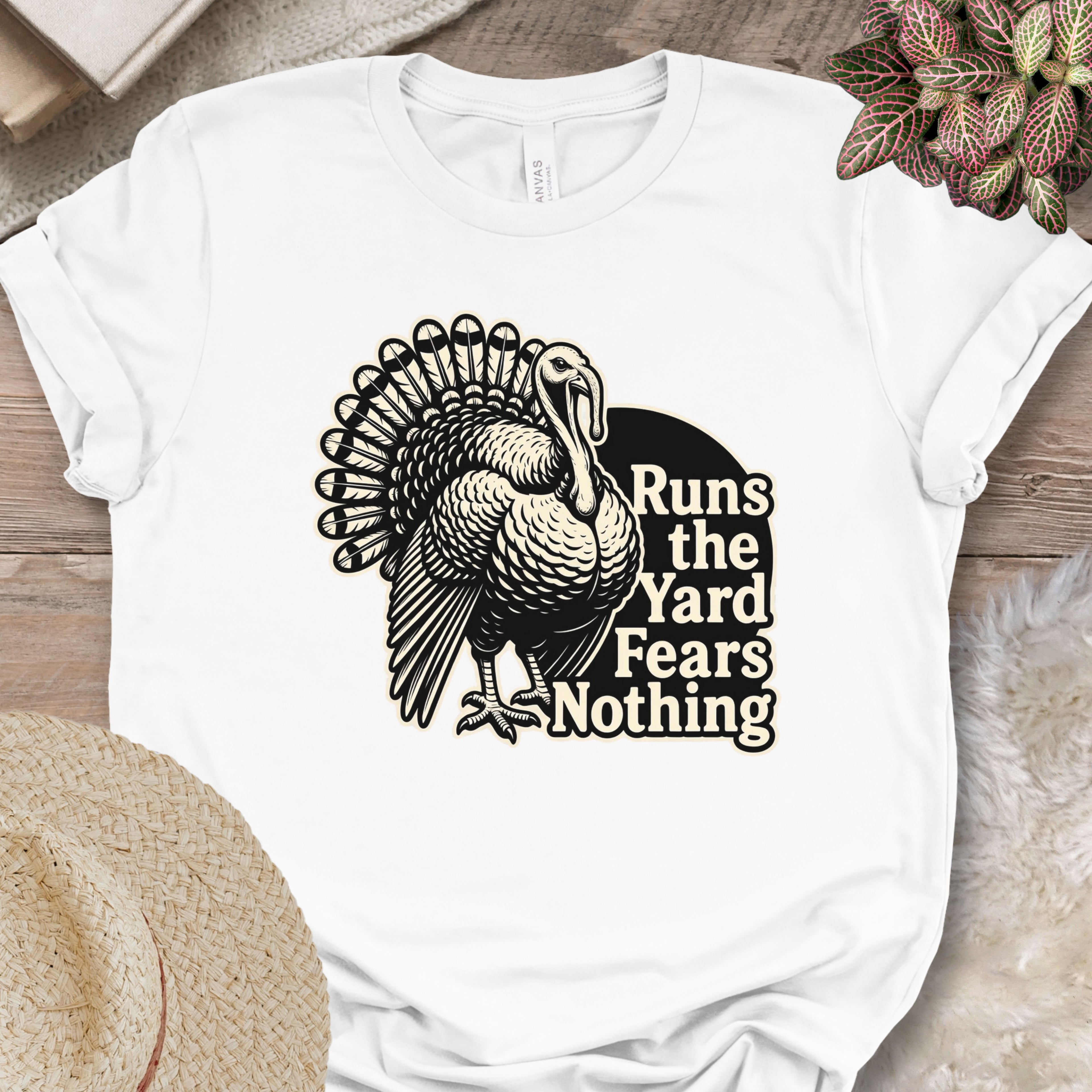 Tough Farmyard Turkey Graphic Shirt