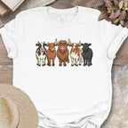 Cow Crew Cartoon Farm Shirt