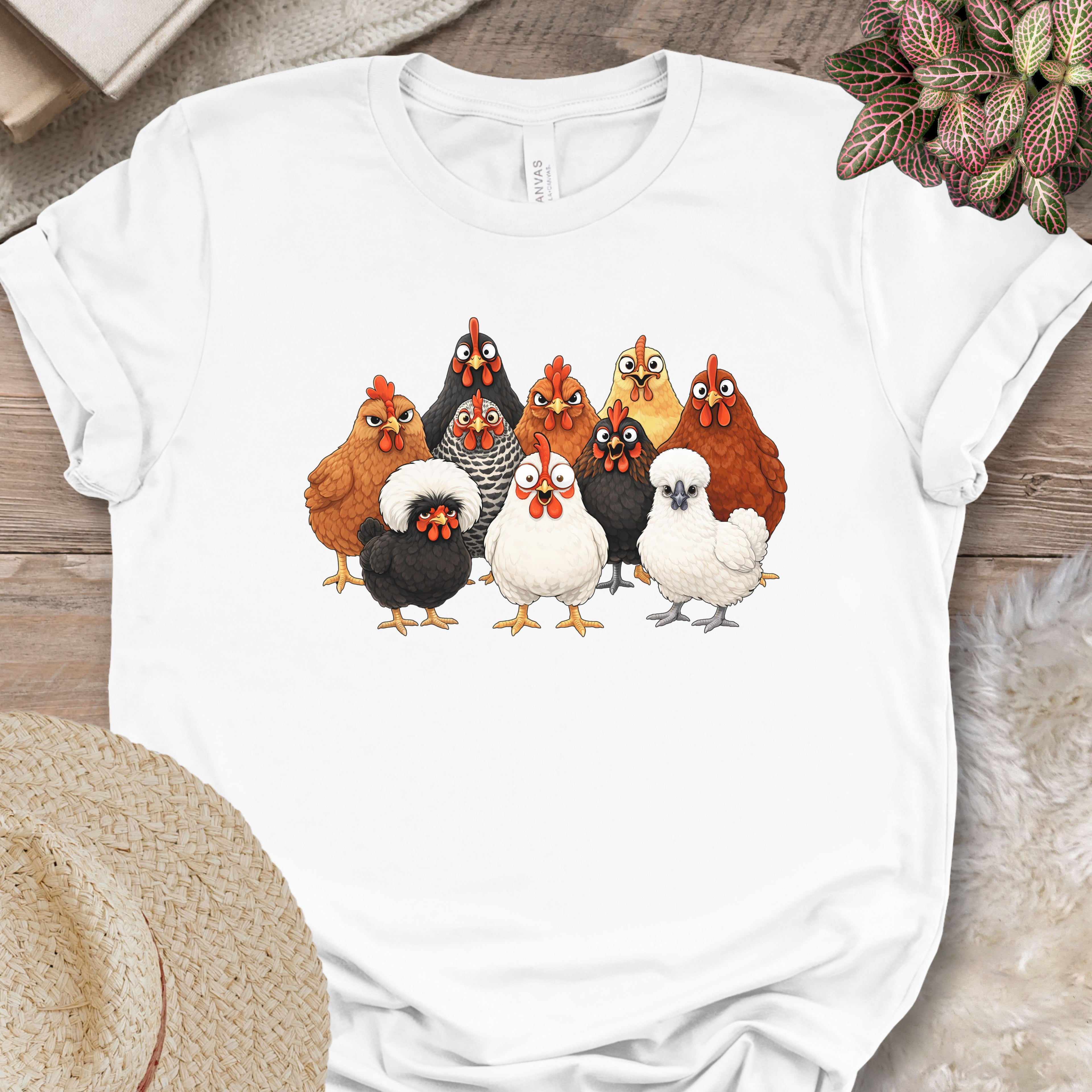 Silly Chicken Breeds Tee