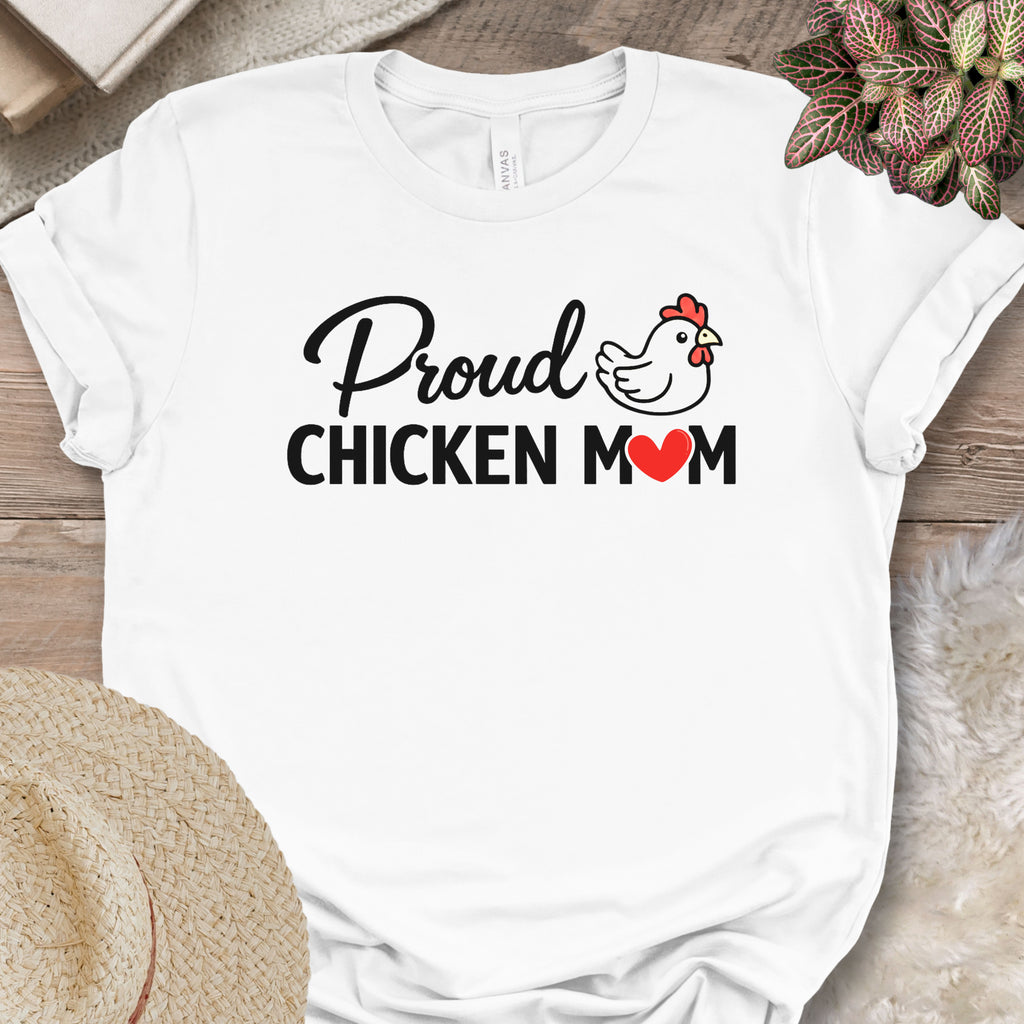 Proud Backyard Hen Mom Tee