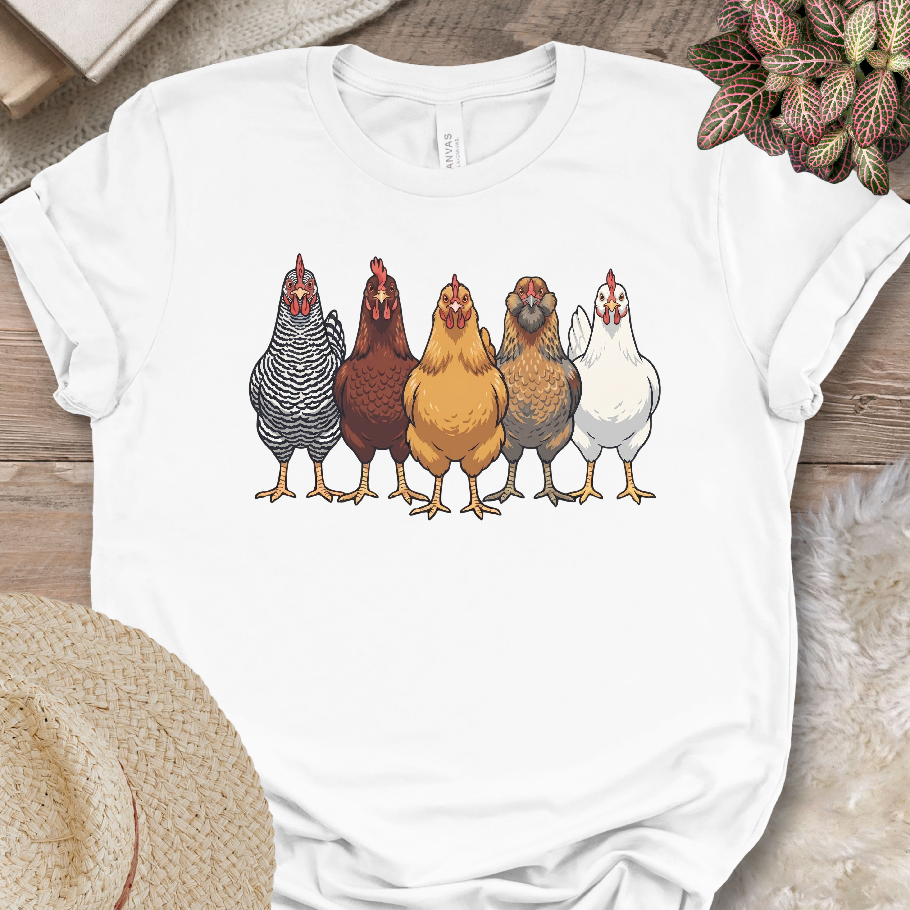 Heritage Chicken Breeds Lineup Shirt