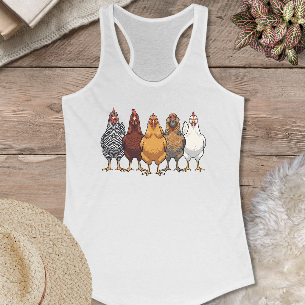 Chicken Lineup Tank Top
