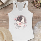 Cottagecore Chicken Silhouette Tank Top