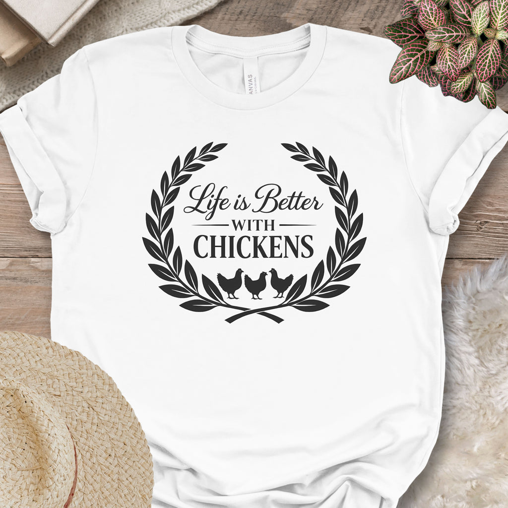 Rustic Poultry Lifestyle Crest T-Shirt