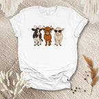 Trendy Cow Trio Tee