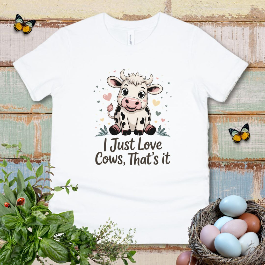 Kids "I Just Love Cows" Tee