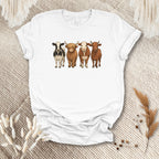 Four Cows Lineup Tee