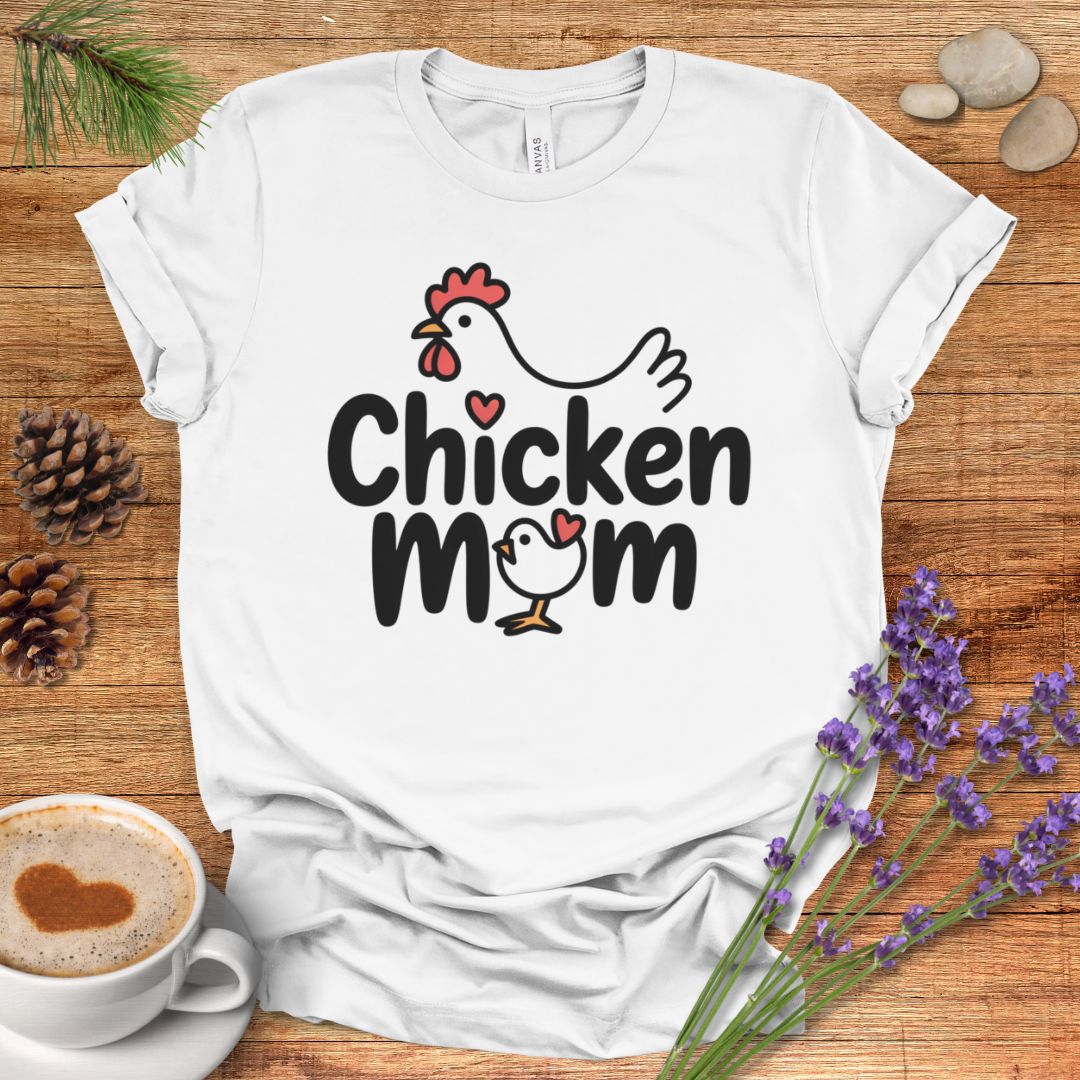Hen Heart Chicken Mom Shirt