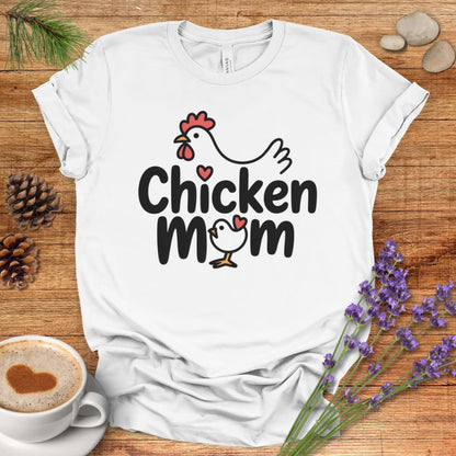 Hen Heart Chicken Mom Shirt