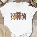 Cartoon Cow Breeds Tee