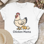 Chicken Mama Farm Illustration T-Shirt