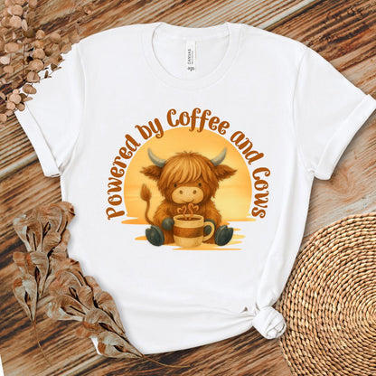 Powered by Coffee and Cows Shirt