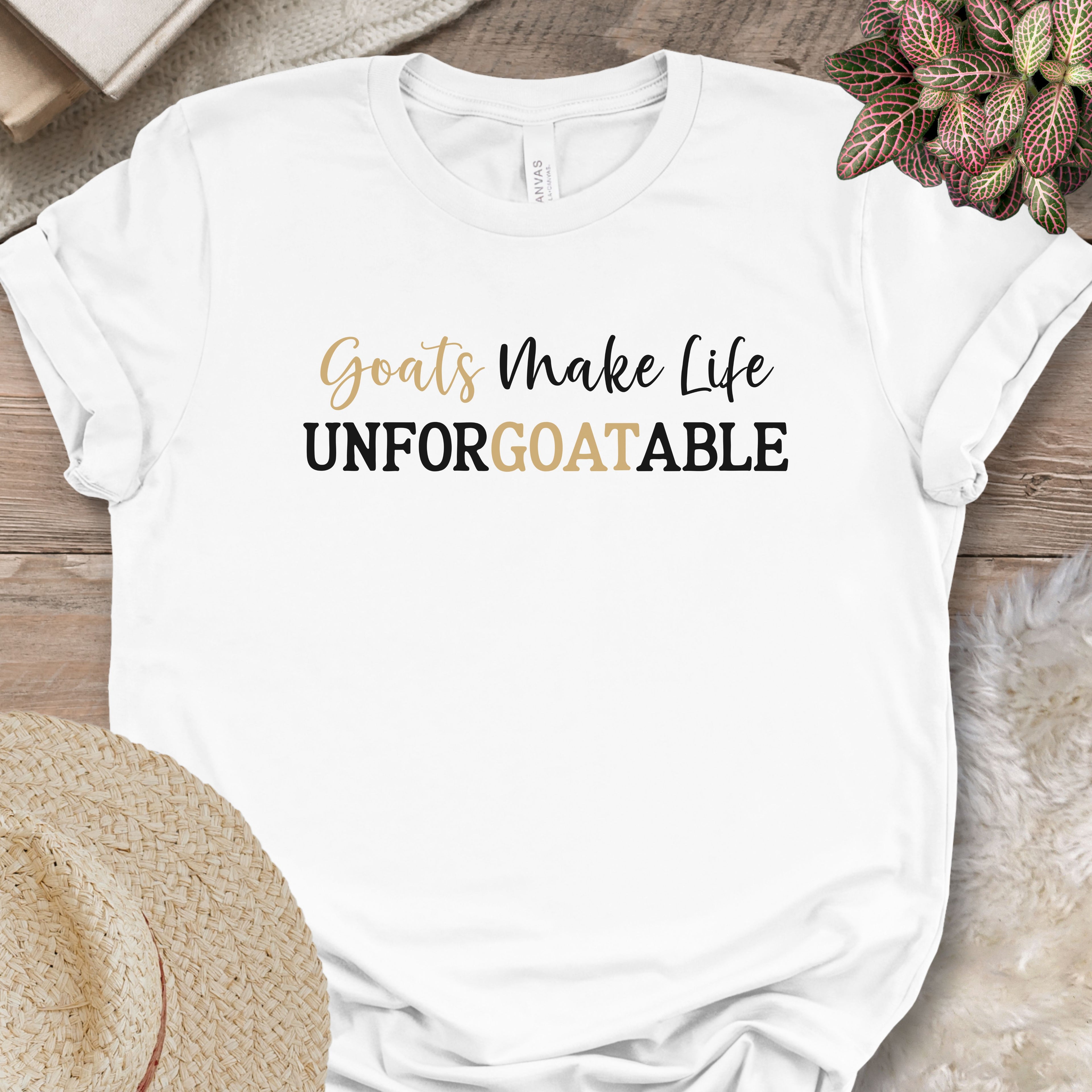 UnforGOATable Goat Tee