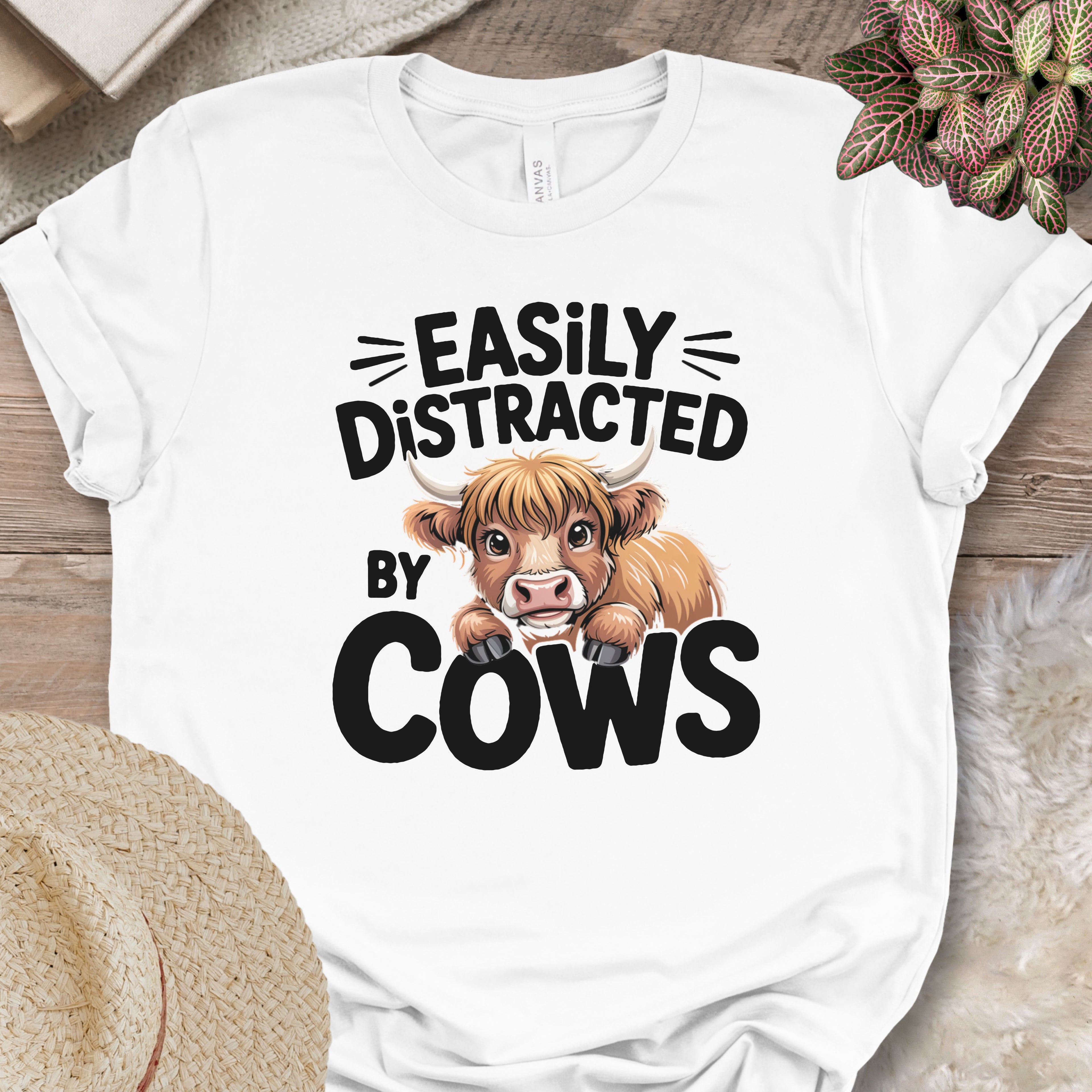 Easily Distracted by Cows Tee