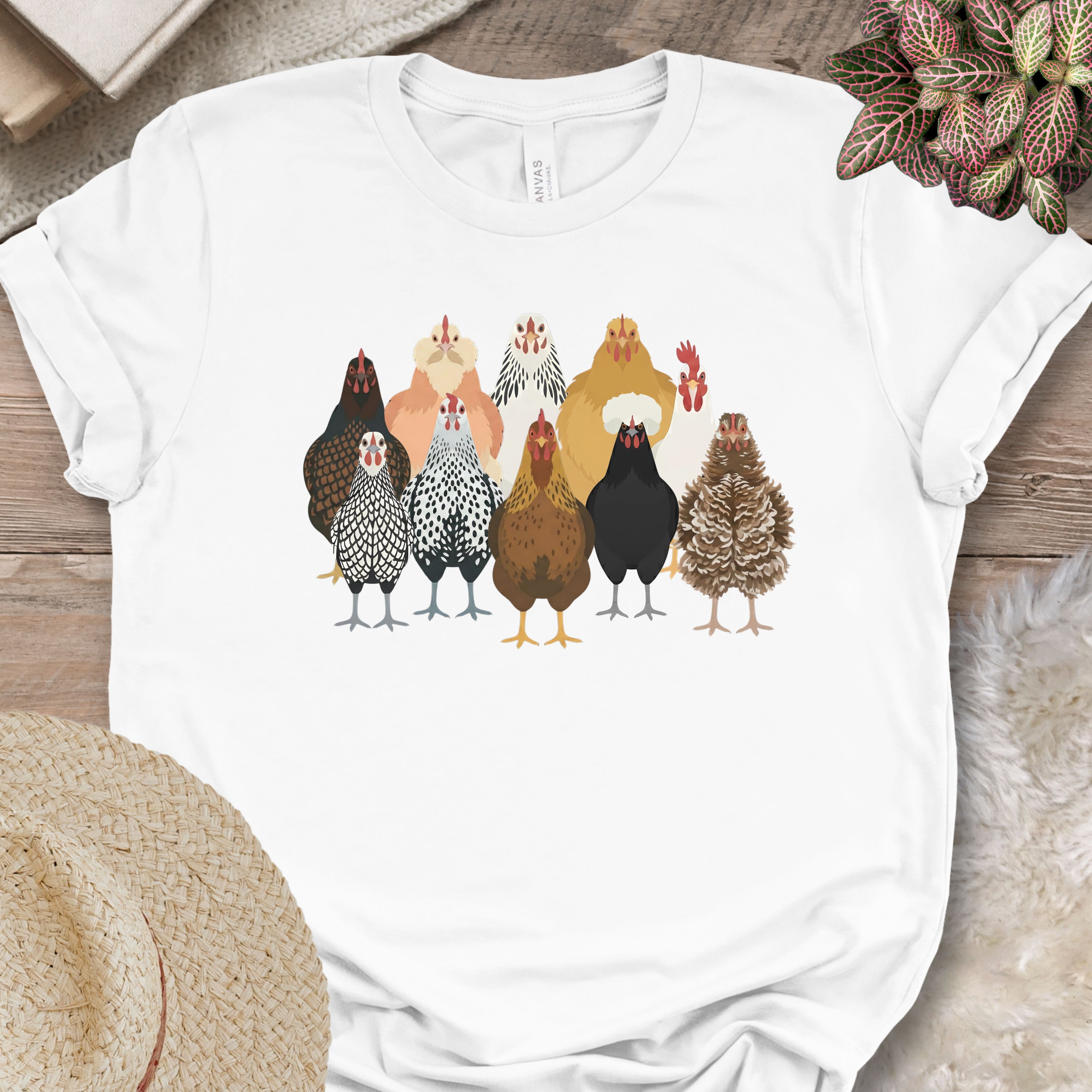 Backyard Chicken Flock T-Shirt (B)