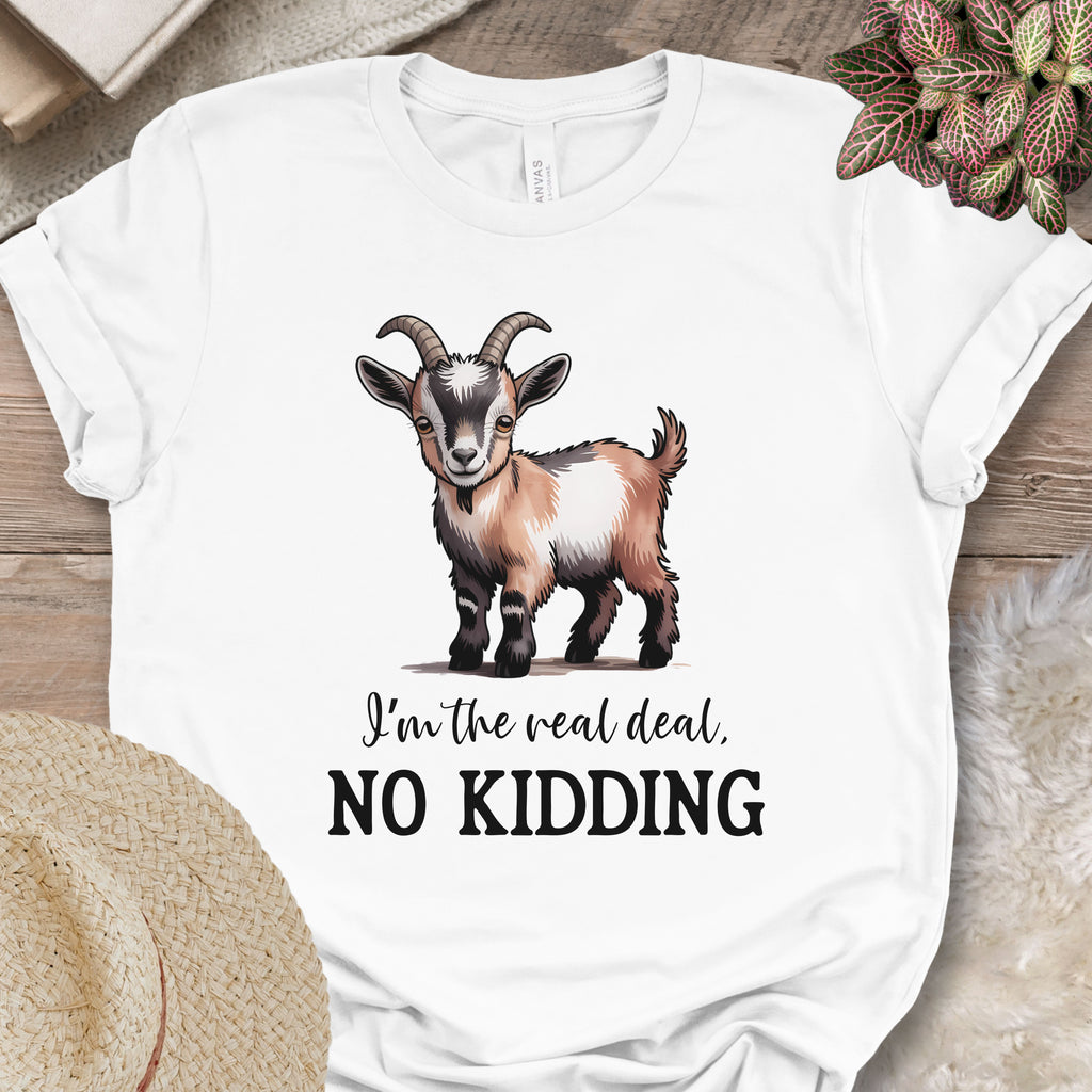 No Kidding Goat Tee