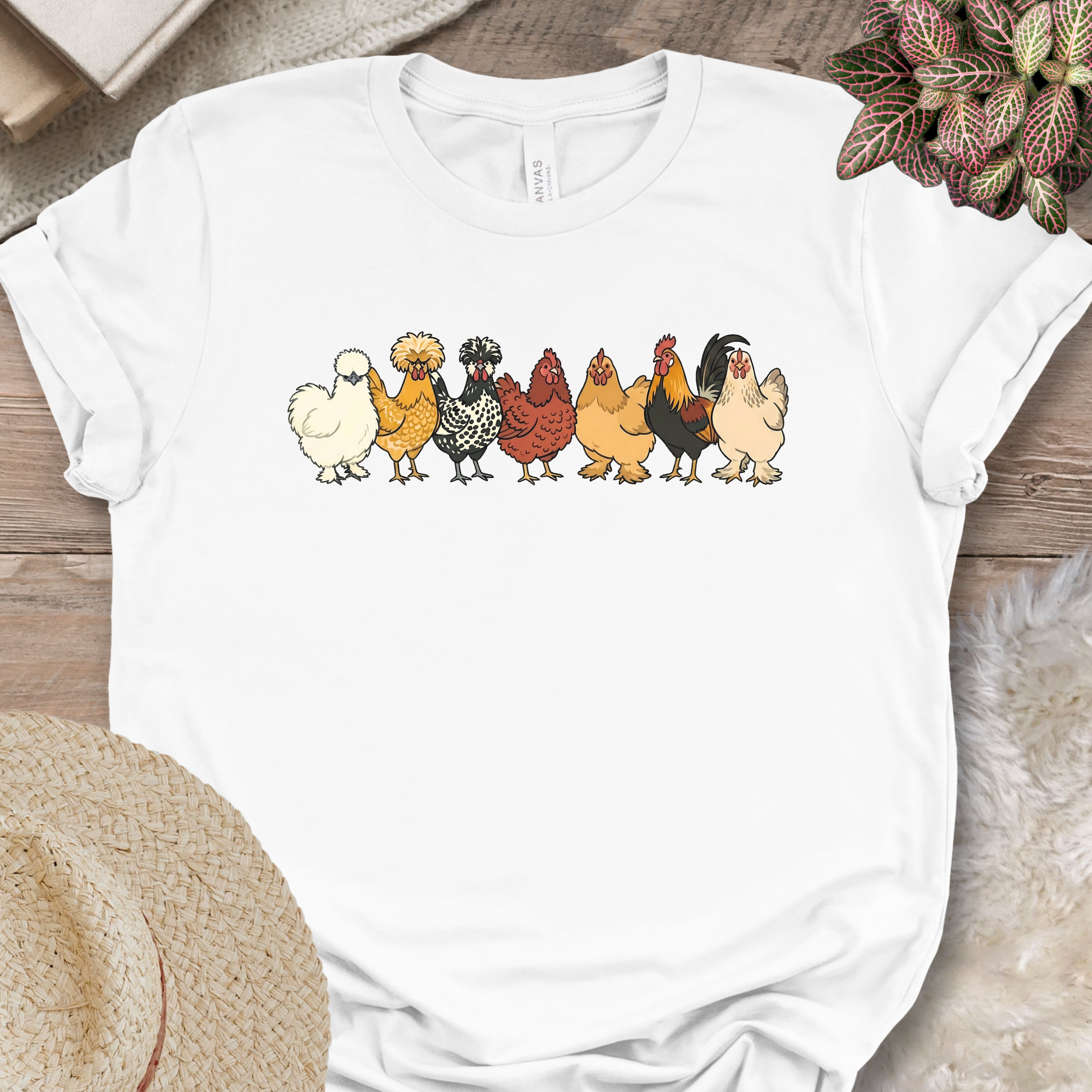 Backyard Chicken Variety Lineup T-Shirt