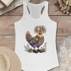 Colorful Chicken Garden Tank Top