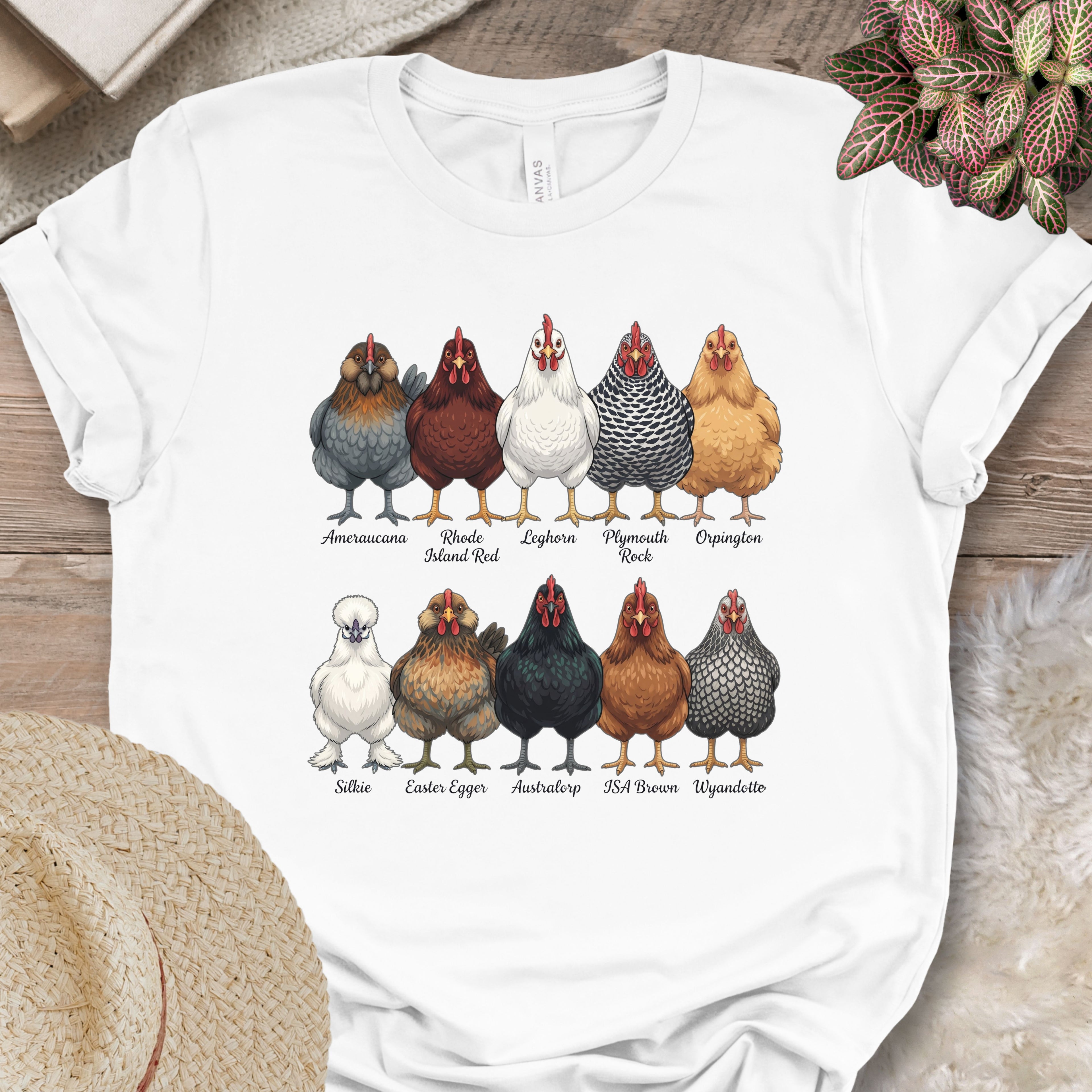 Chicken Collection Graphic Shirt