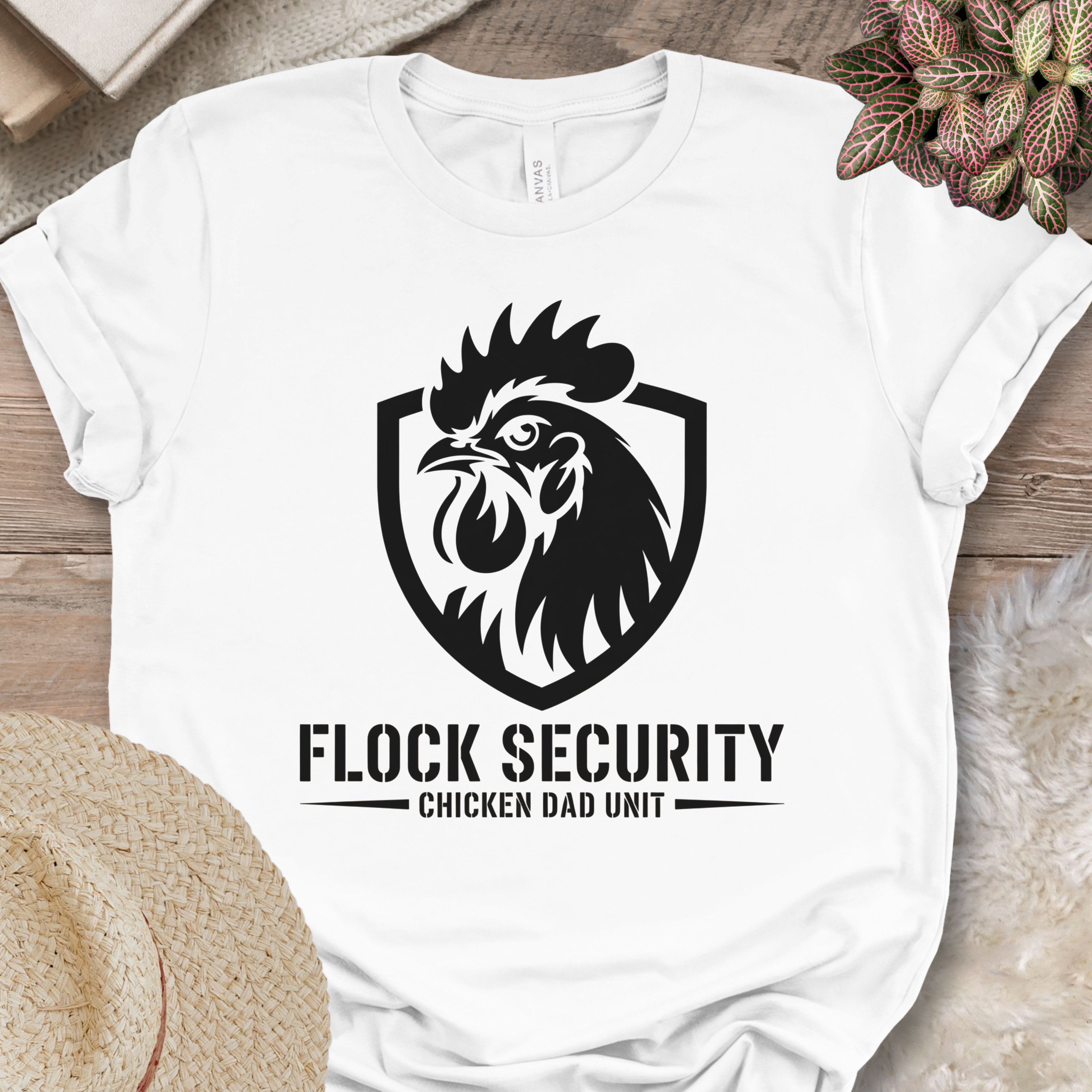 Flock Security Chicken Dad Shirt