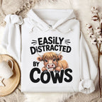 Easily Distracted by Cows Hoodie