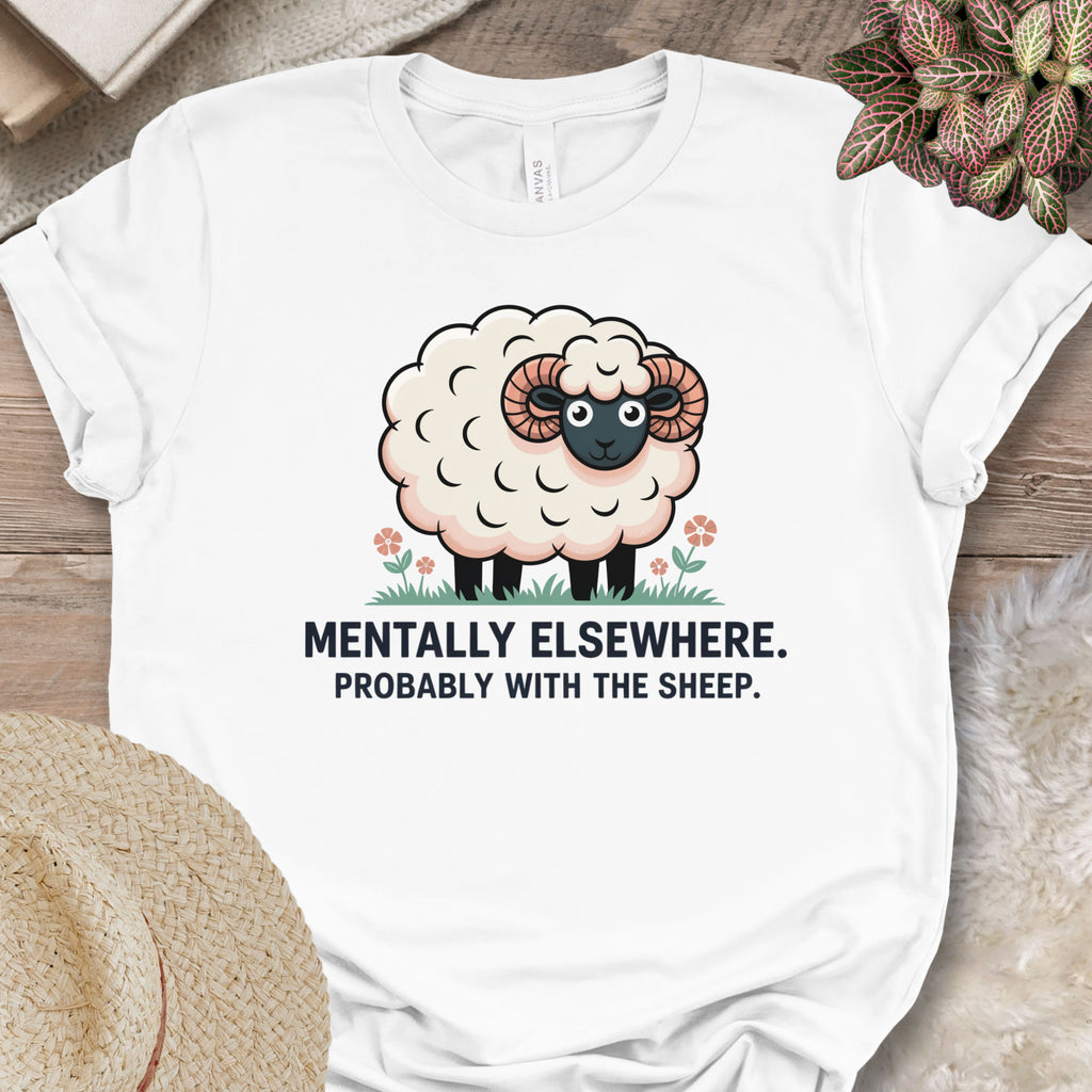Sheep Daydream Farm Humor Shirt