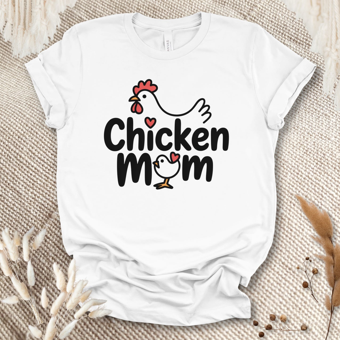 Hen Heart Chicken Mom Shirt