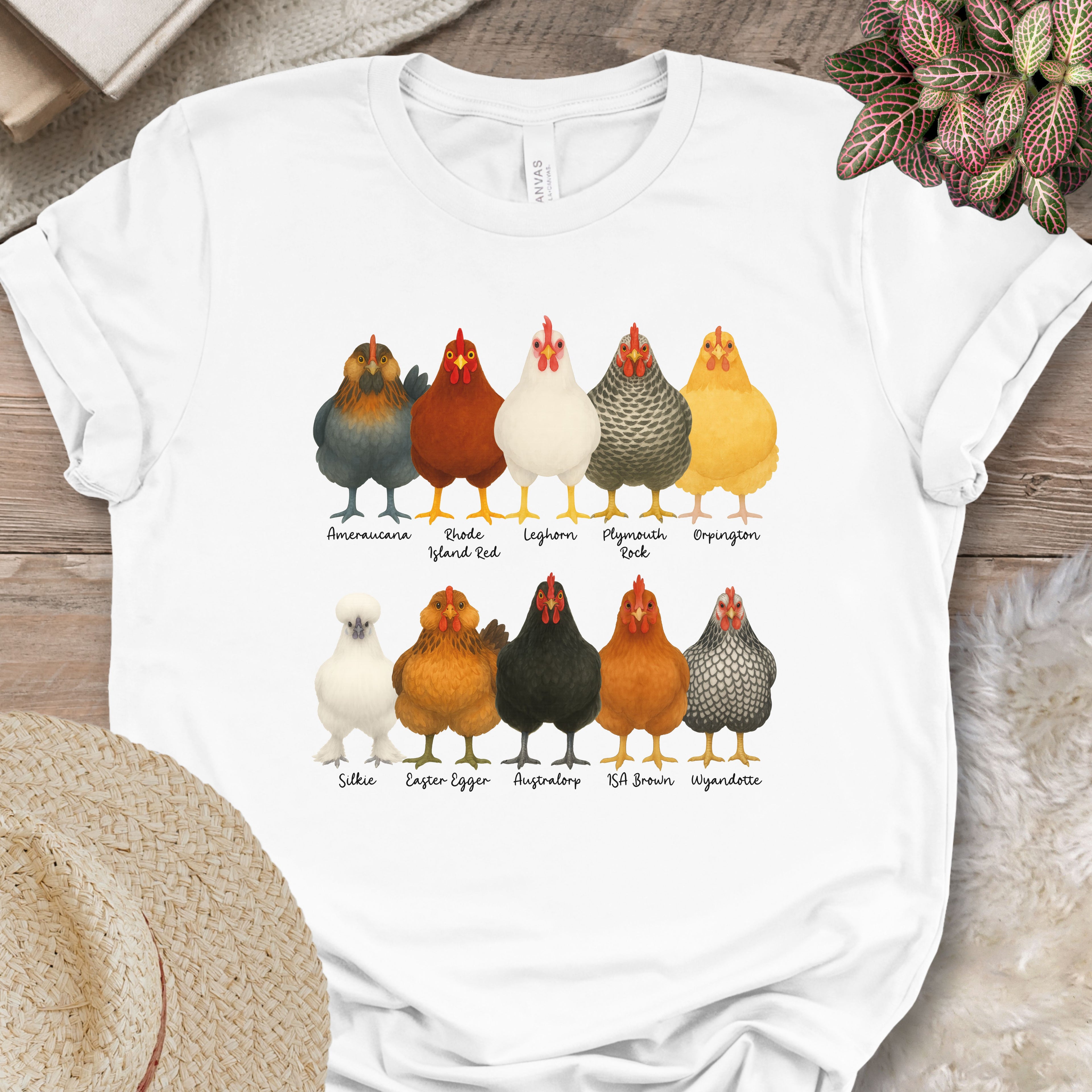 Fancy Chicken Breeds T-Shirt