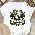Farm Tough Goat Graphic T-Shirt