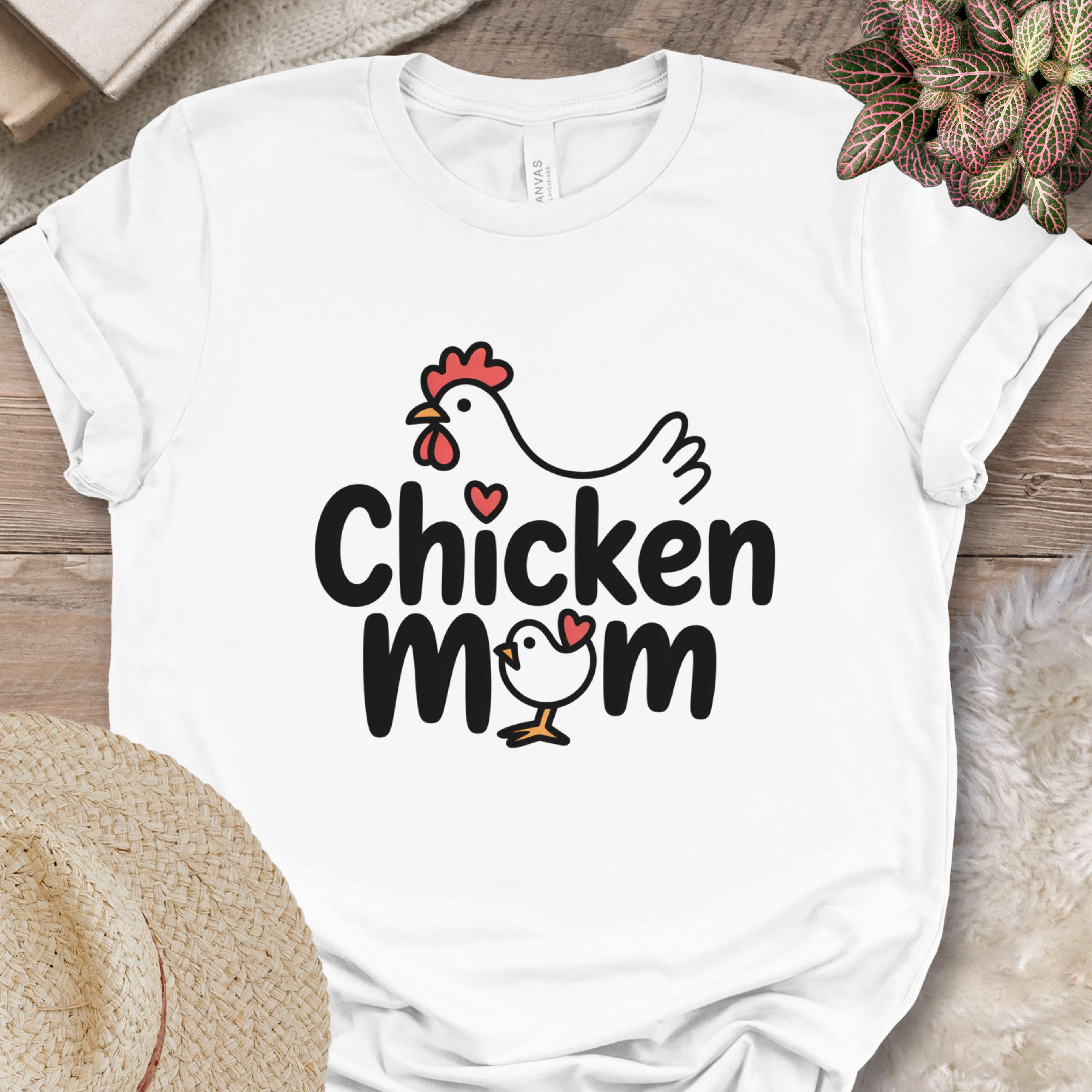 Hen Heart Chicken Mom Shirt